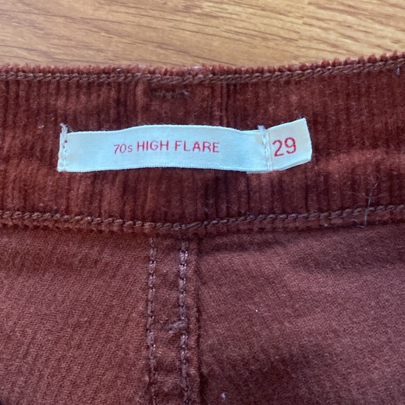 LEVIS 70’s Flare high waist corduroy jeans - Picture 2 of 5